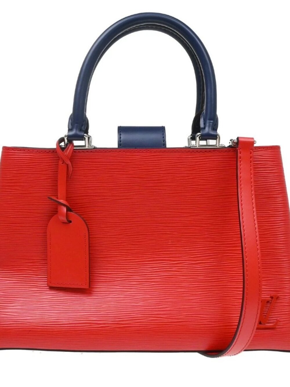 Best06 Louis Vuitton Red Epi Kleber PM 2way Shoulder Bag M51333 FL2157 NQ10312